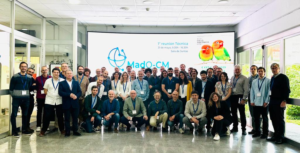 Foto de familia de la 1ª reunión técnica de MadQ-CM